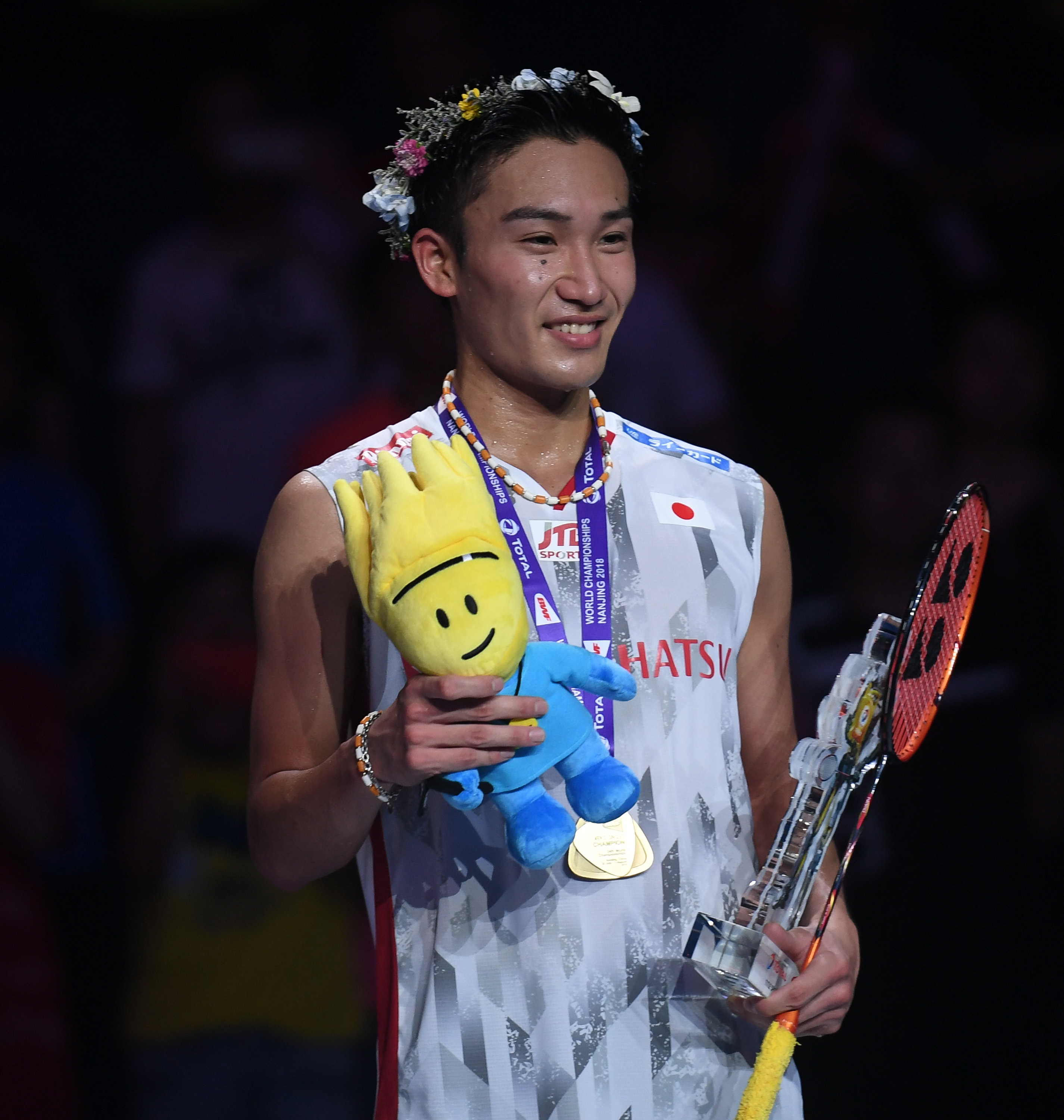 羽毛球——世锦赛:桃田贤斗夺得男单冠军(7)