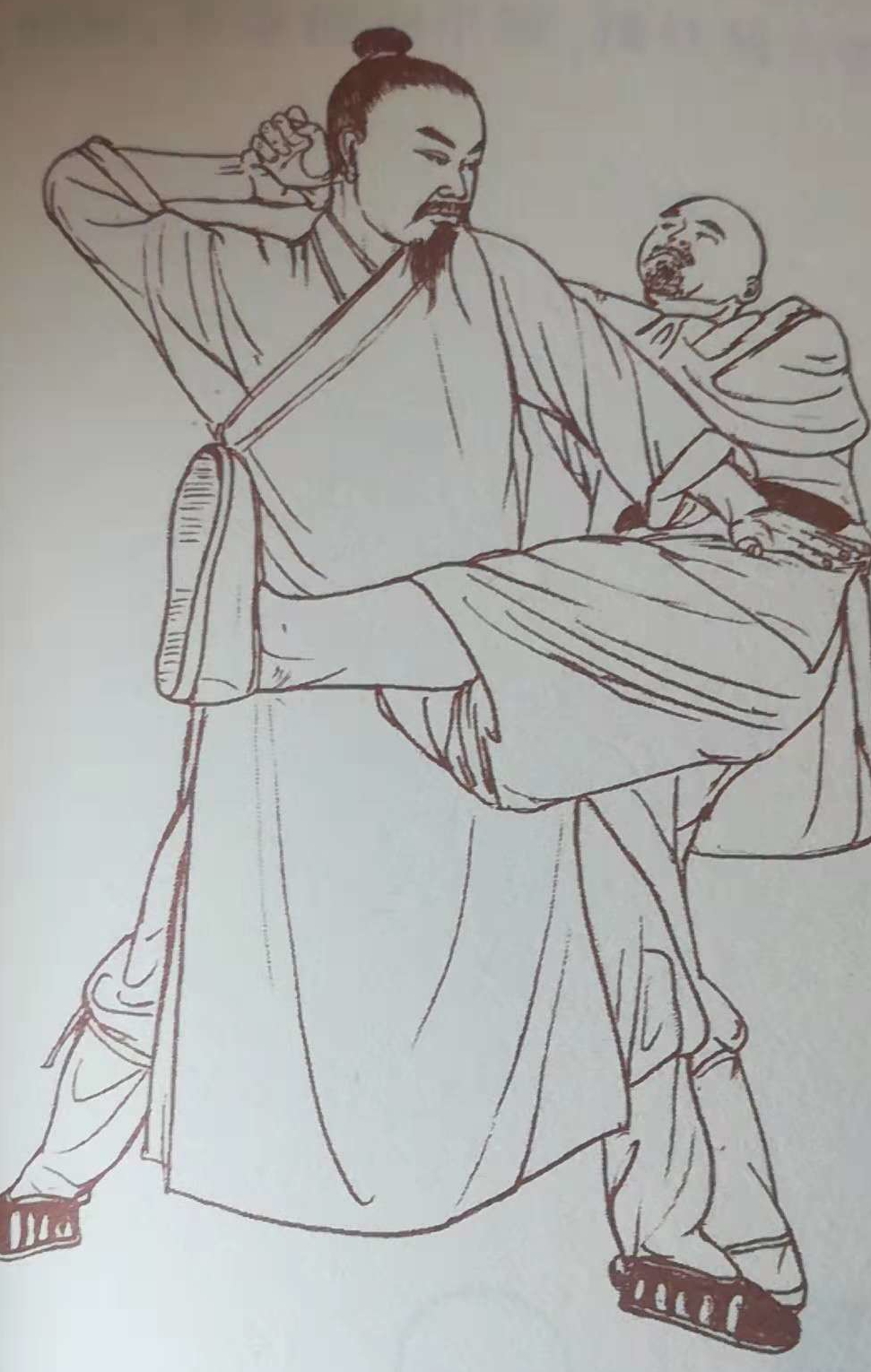 武当山紫宵派技击术之夜叉探海