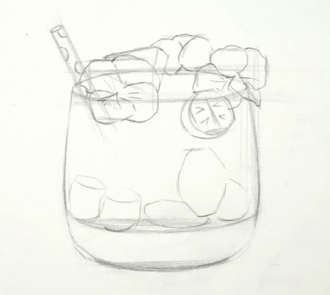 彩铅|红红火火,雾气缭绕,橘子汽水干一杯?要画还是要喝由你选