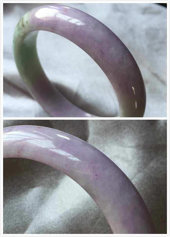 如何让含有抛光粉的翡翠手镯转变成天然翡翠手镯?