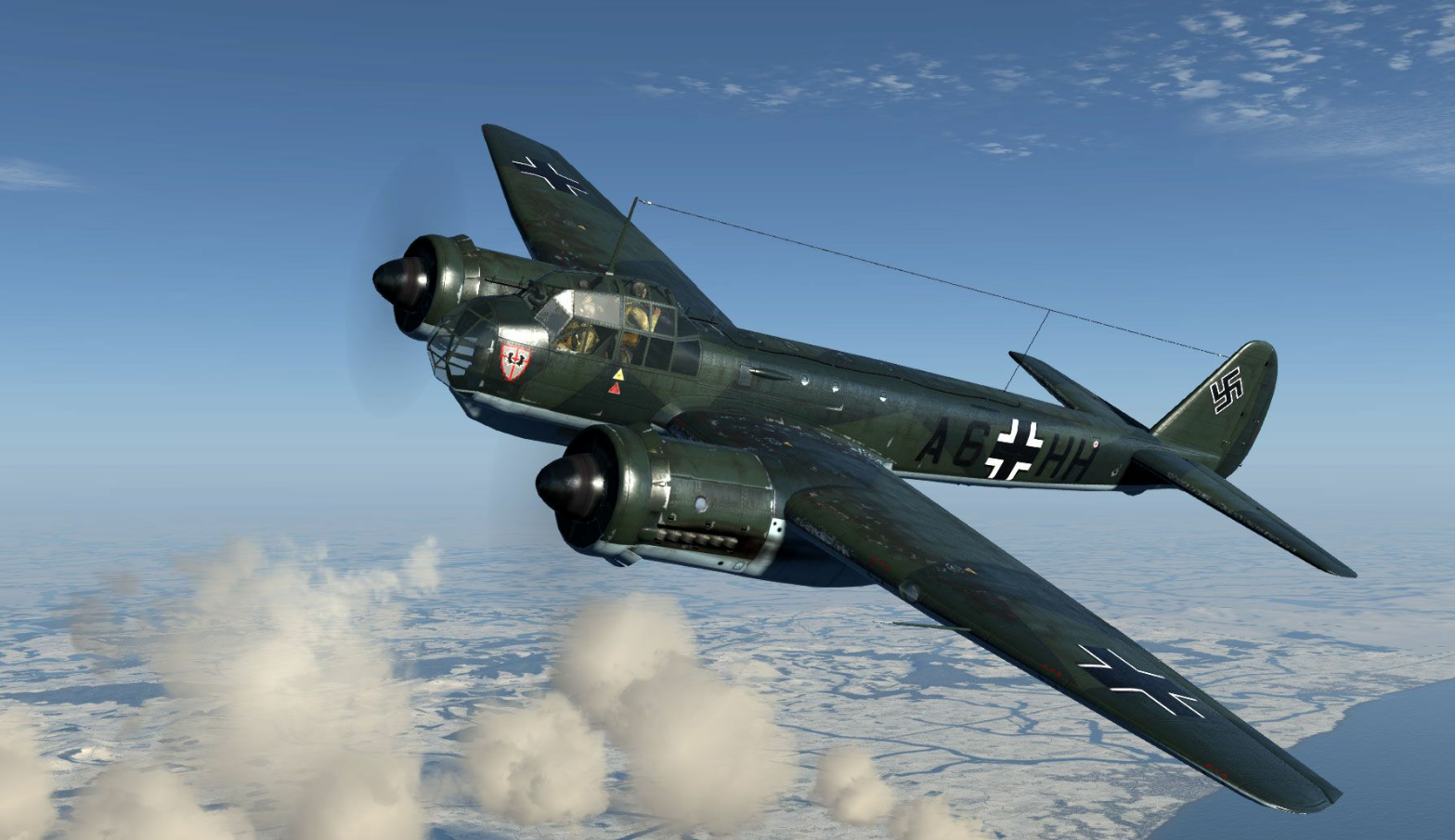 图为ju 88快速轰炸机(万能博士),空重9.