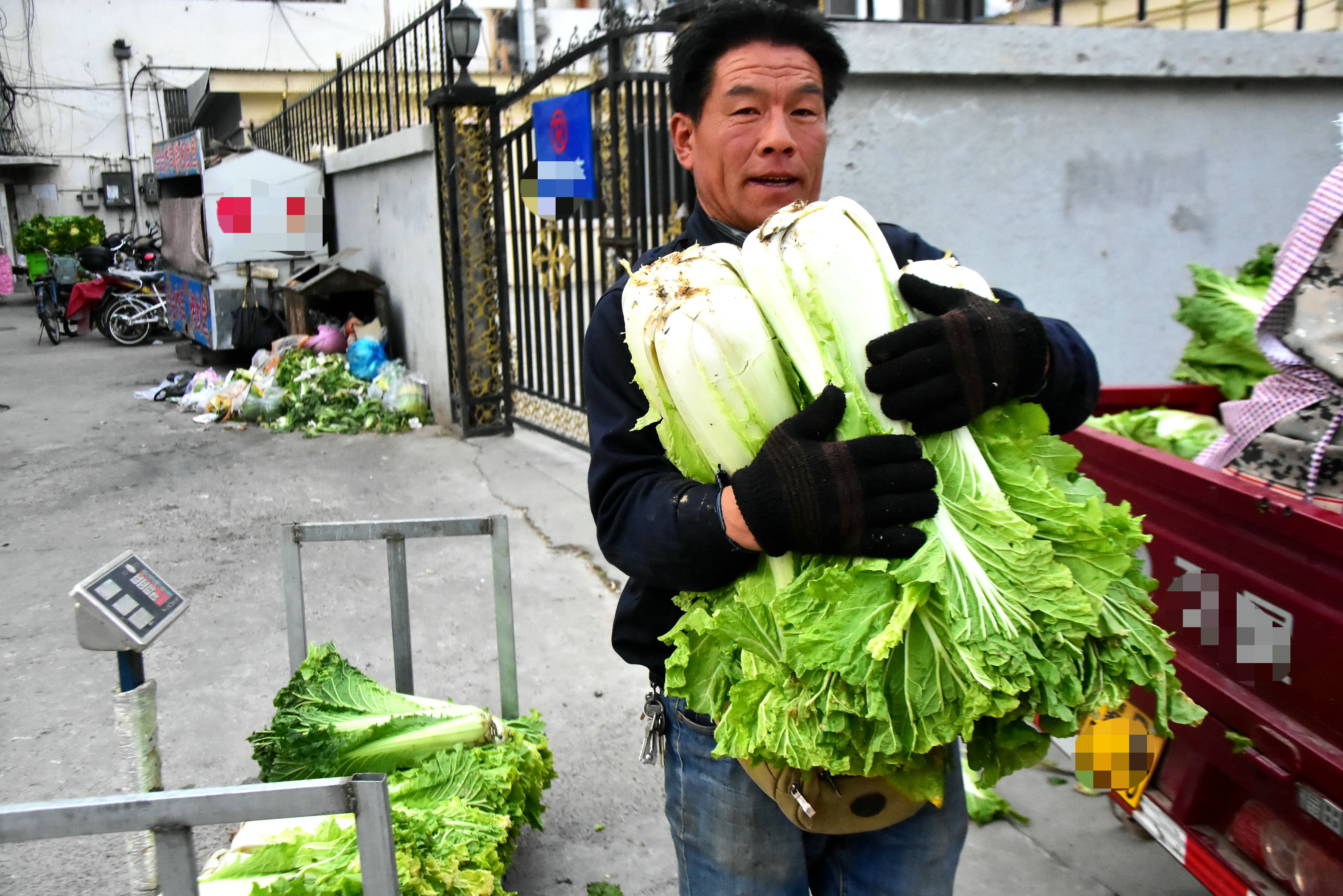 卖菜大嫂感叹,城里人真抠,两毛五一斤买二百斤大白菜还得送两棵
