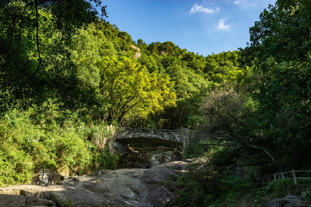 宁德南漈山公园的景色