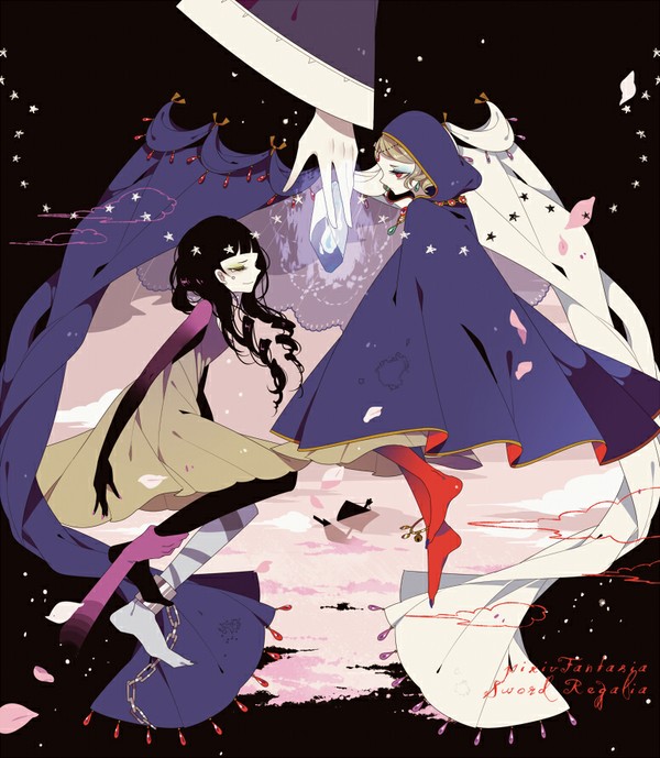 日本画师keeggy的插画作品傀儡娃娃,画工精良值得一看!