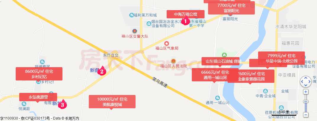 福山区街道划分图片