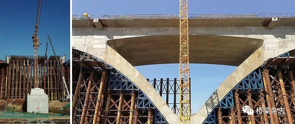 涝河大桥 兼顾美学与时尚的"v"腿连续梁桥施工技术