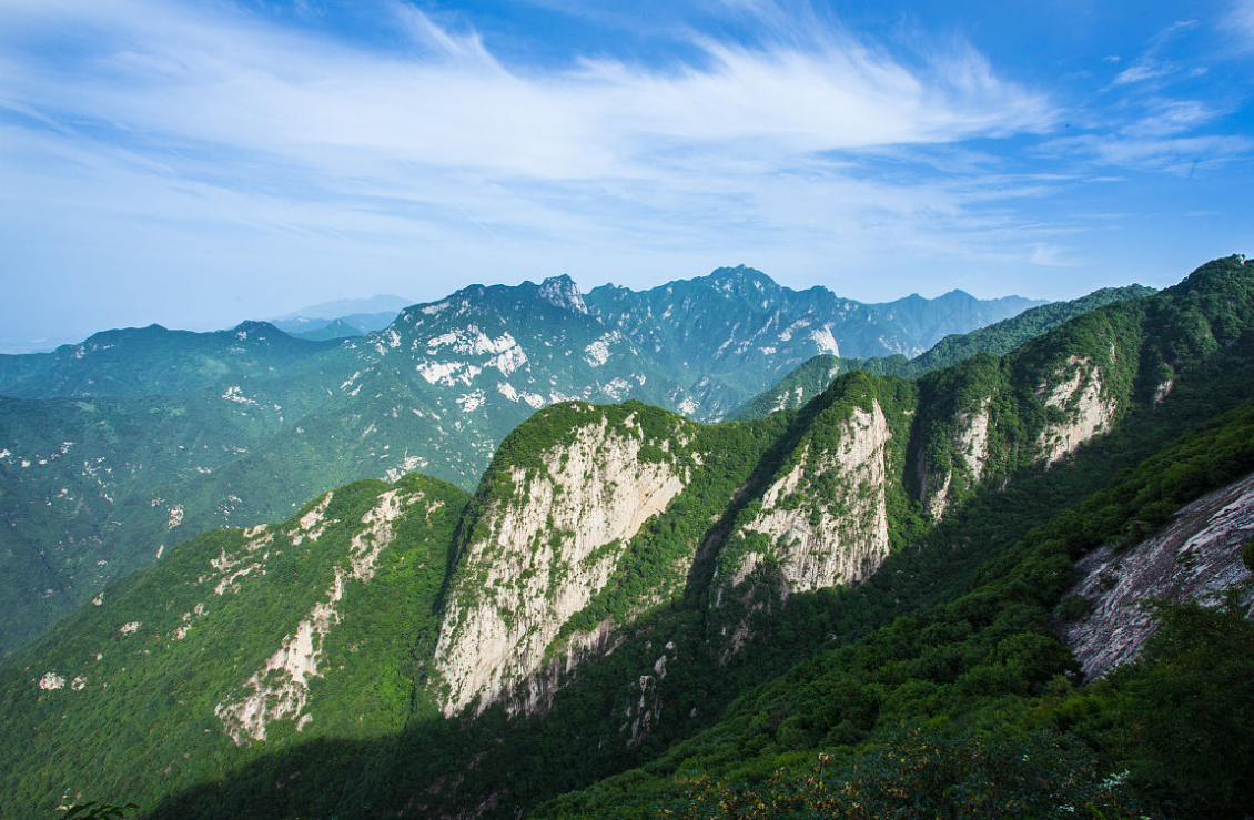 秦岭悠然山图片