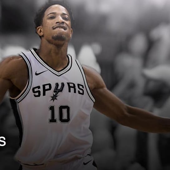 必须点个赞!德罗赞末节连得关键5分 全场砍17 13 8 2盖帽