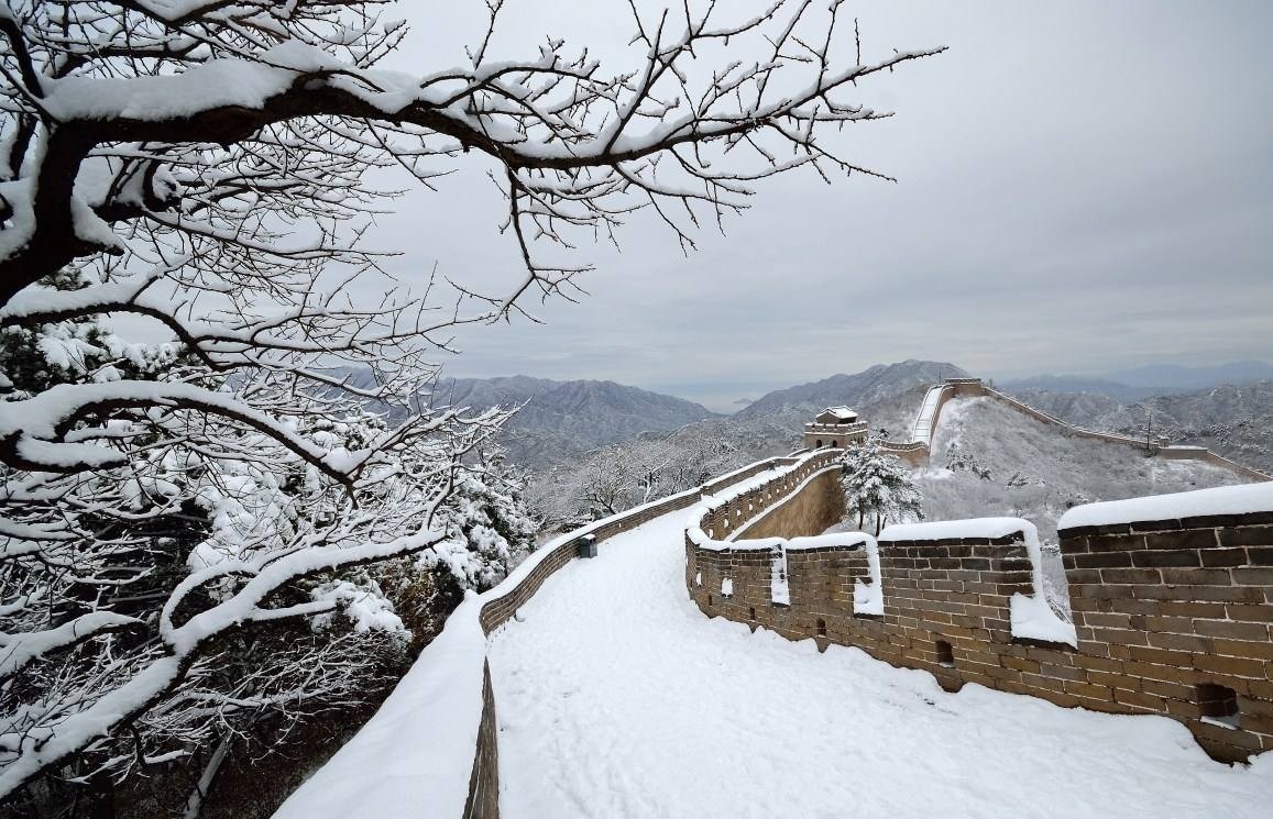 雪意长城,北国风光