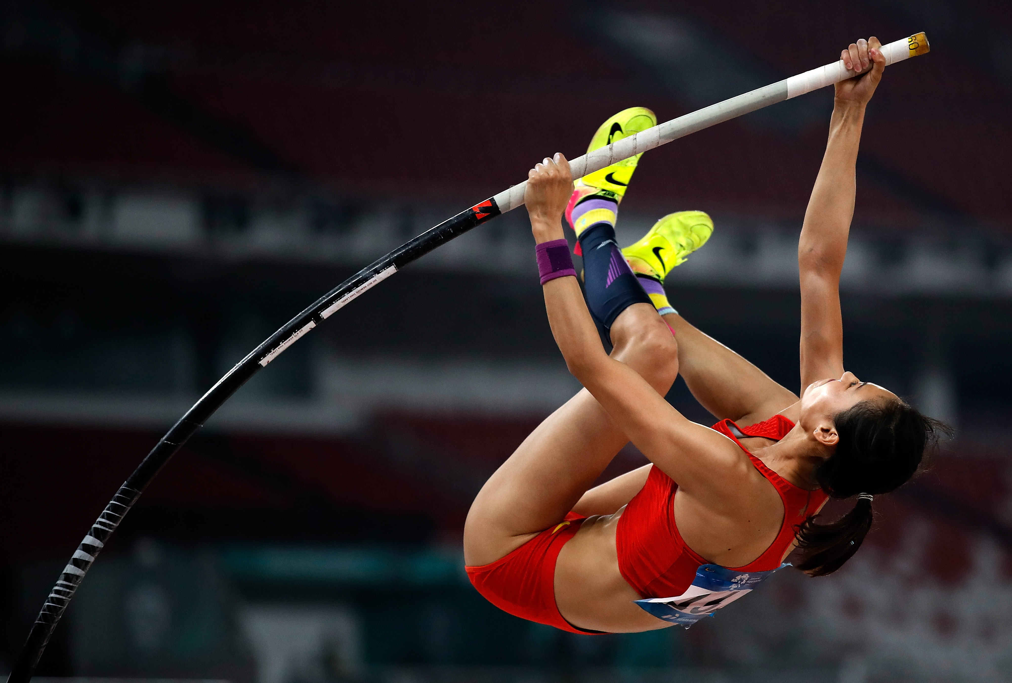 田径——女子撑杆跳高决赛赛况(7)