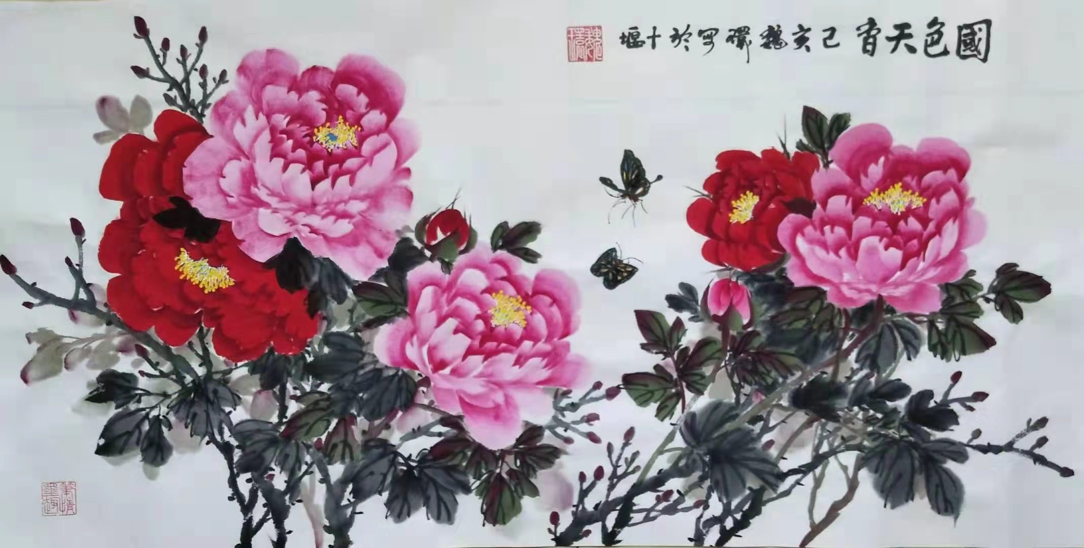 艺海无涯,勇往直前—湖北牡丹国画家魏环