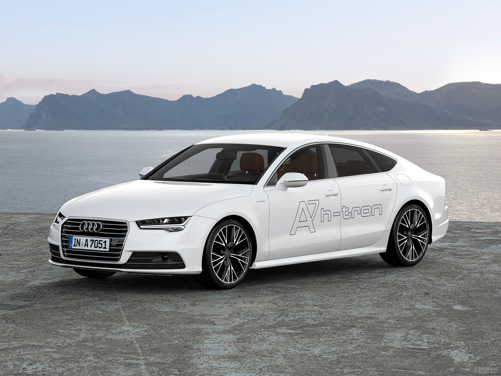 奥迪a7新能源的外观图解!