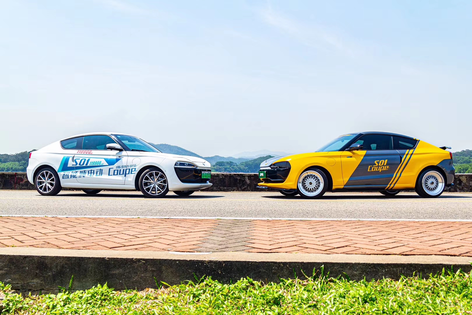 零跑s01东莞改装实拍,还是蛮好看的