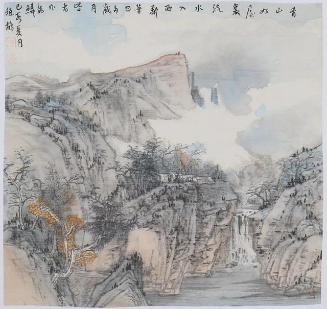 西溪月照—赵鷫,锦鸿中国画作品展