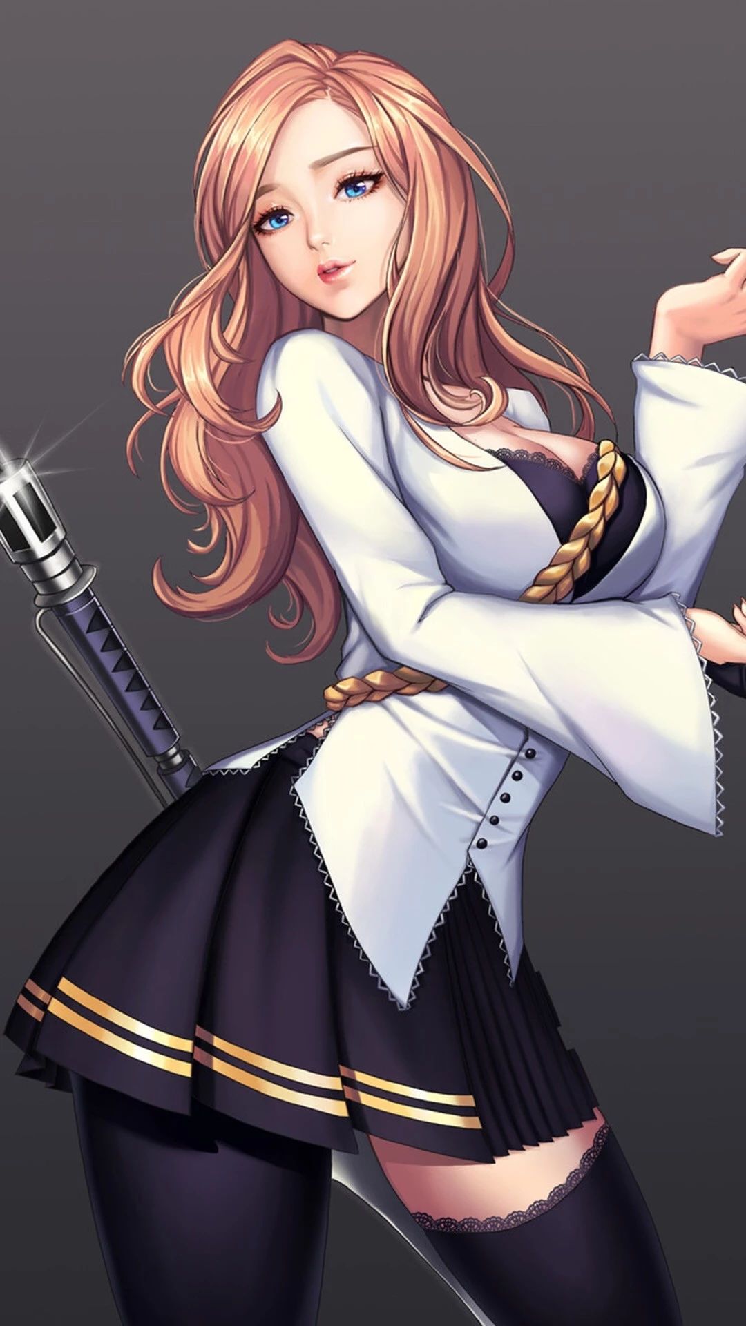 动漫壁纸:桃花灼灼,迷了眼眸,恍惚间看到伊人如惊鸿掠影而来