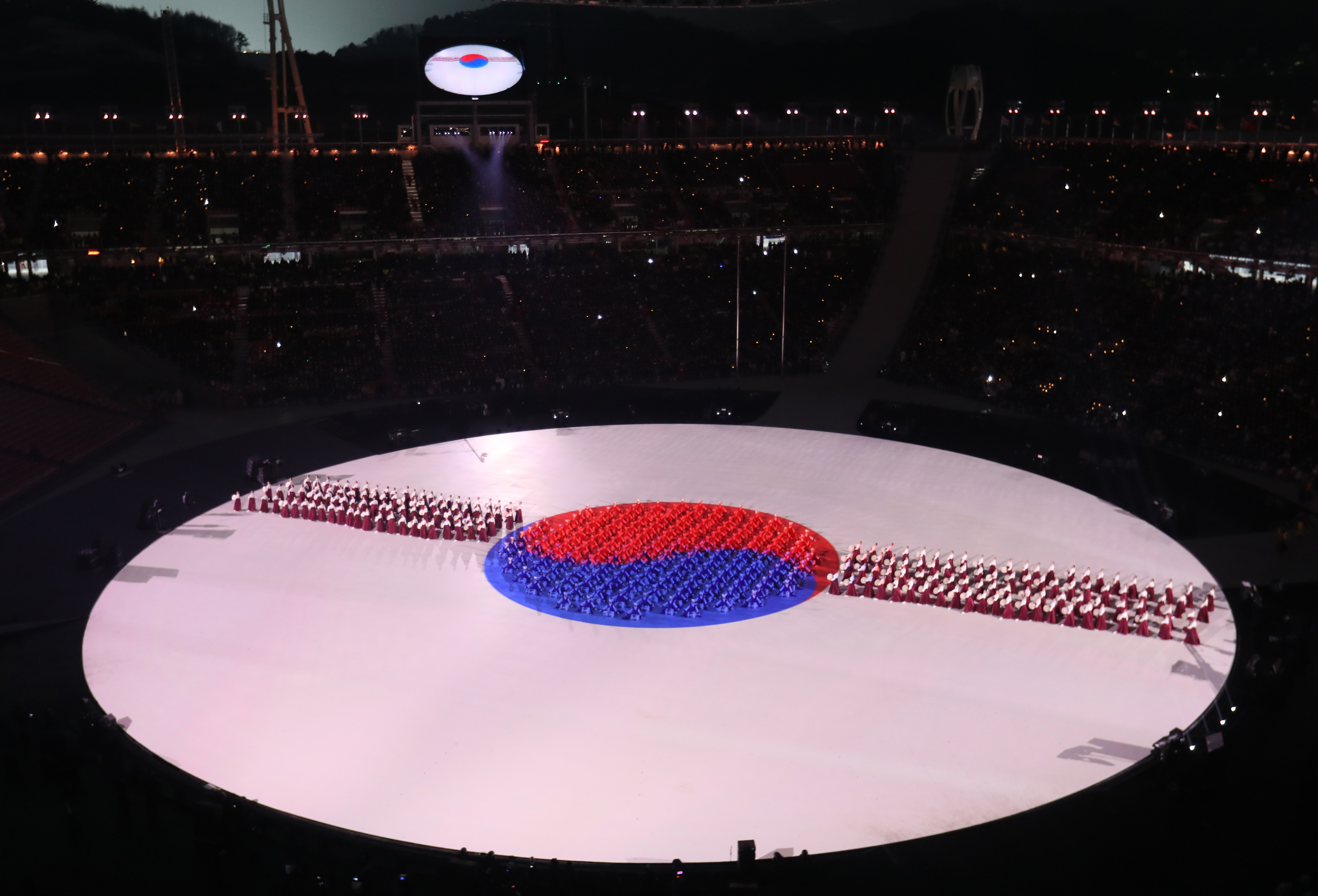 (冬奥会)(7)平昌冬奥会开幕式举行