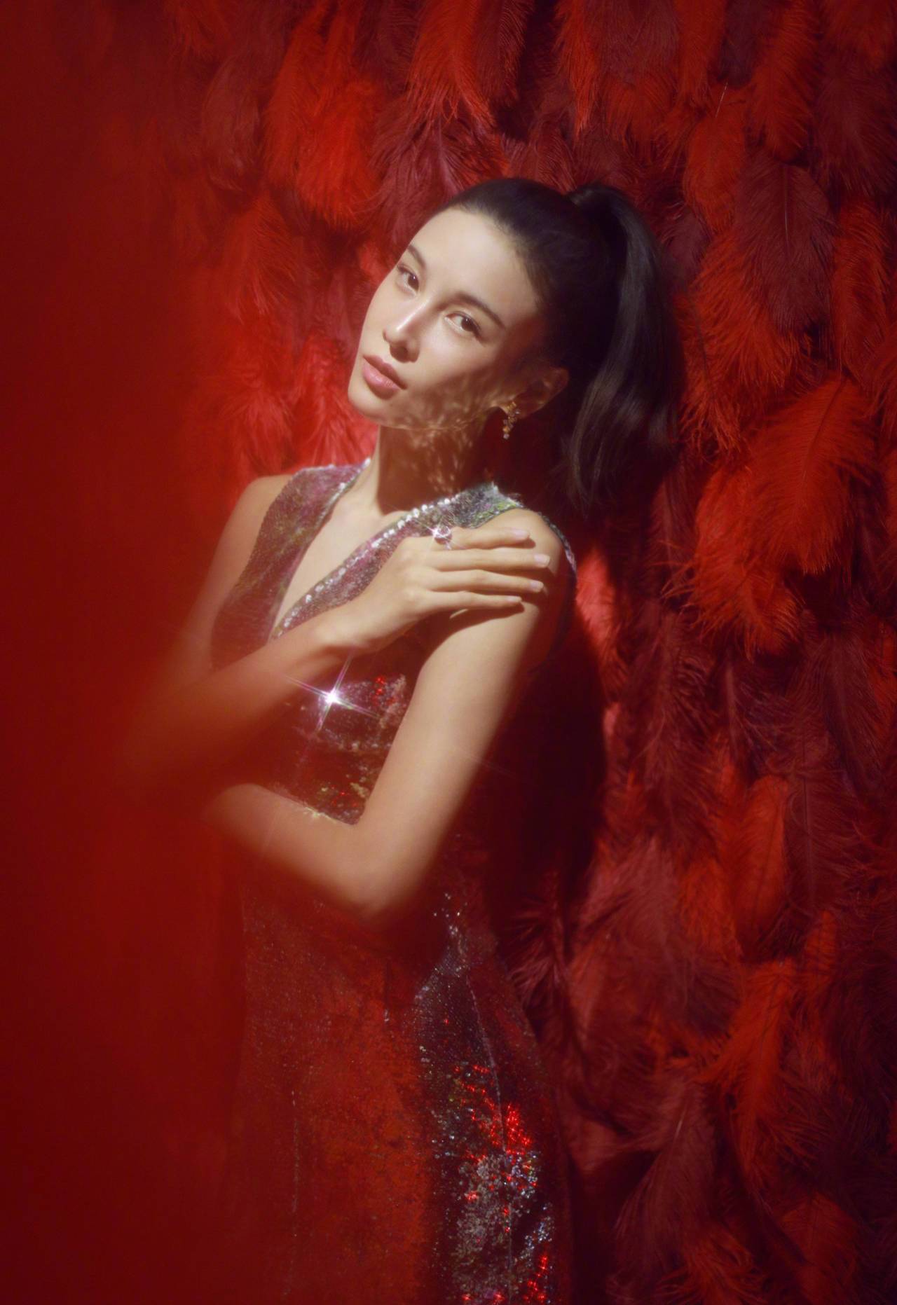 功夫明星张蓝心,颜值高演技好!