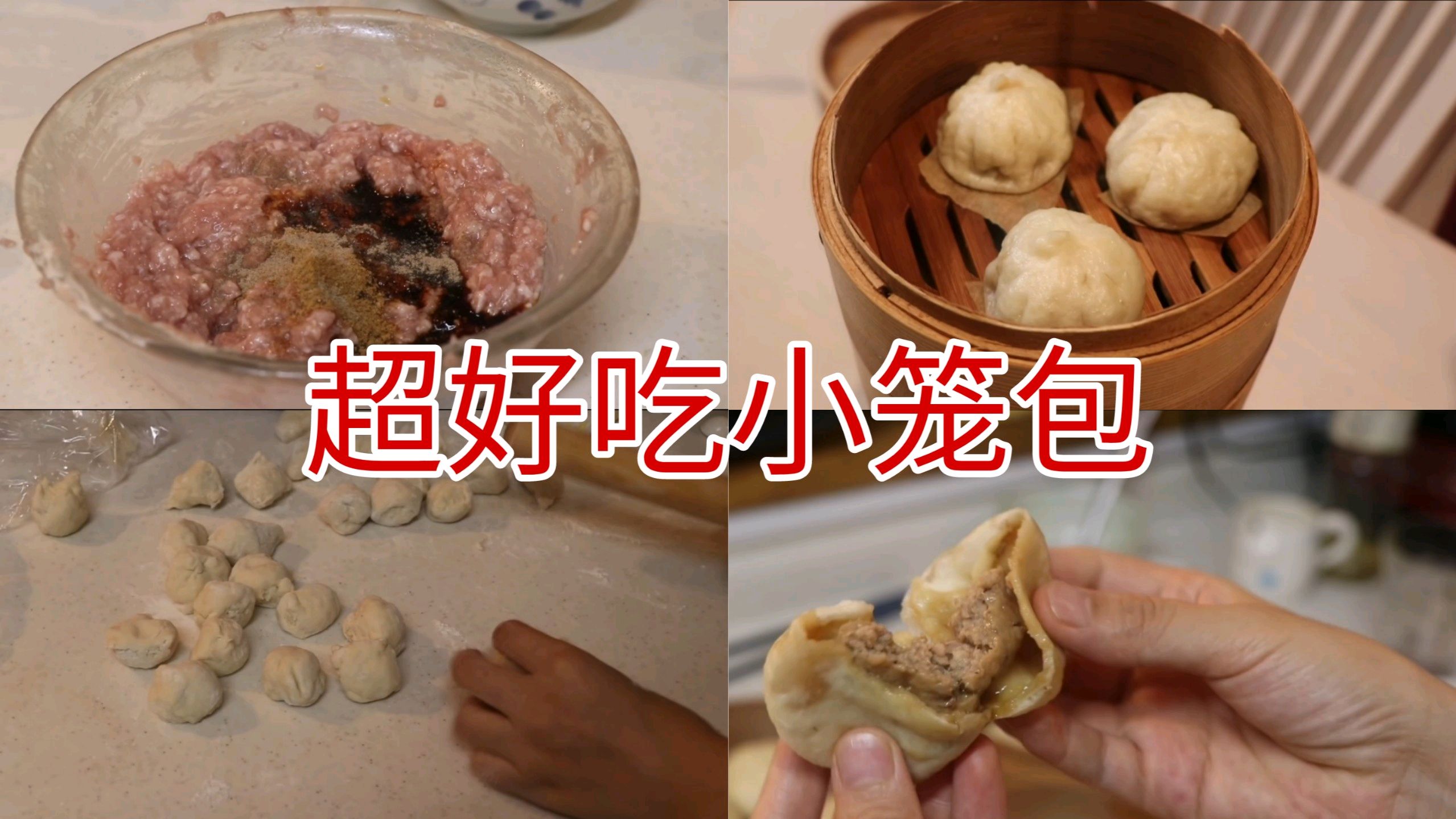秘制肉馅小笼包做法,包学会