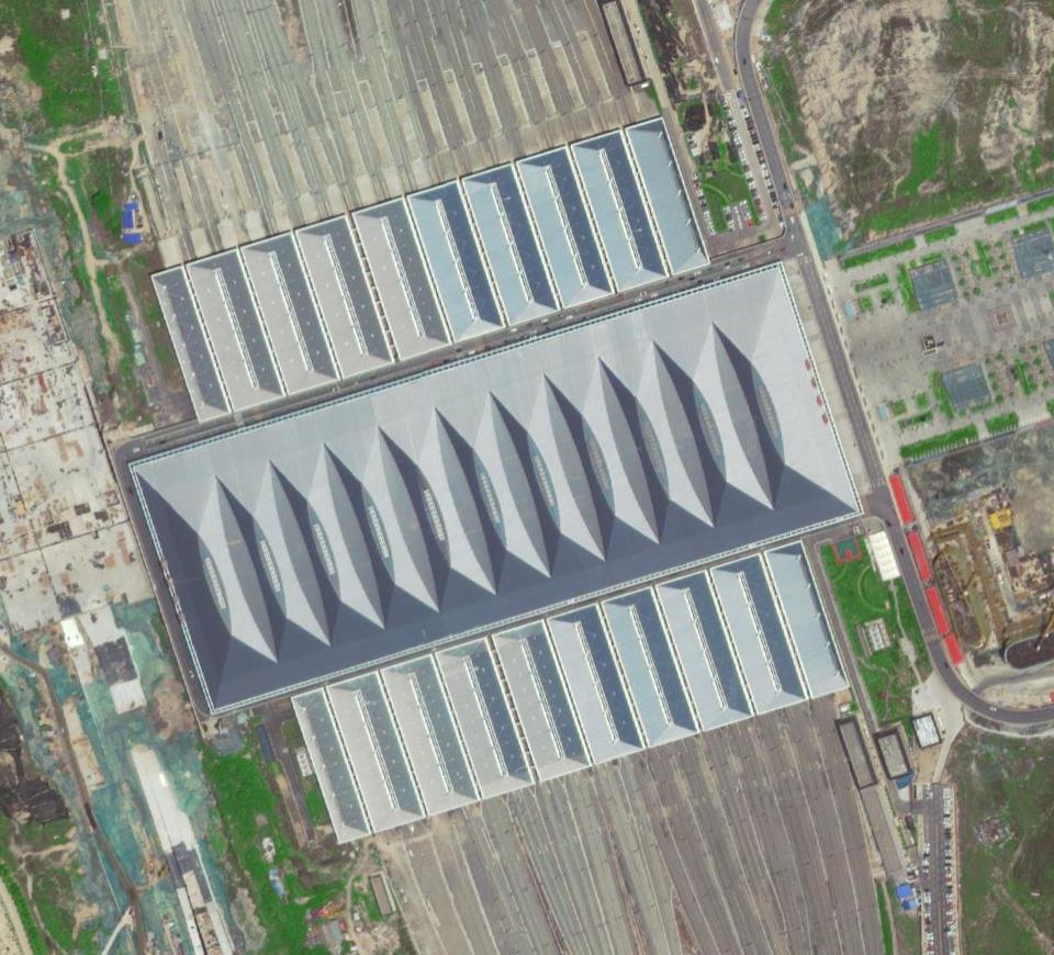 空中鸟瞰国内建筑面积十大铁路车站,体验不一样的感觉!