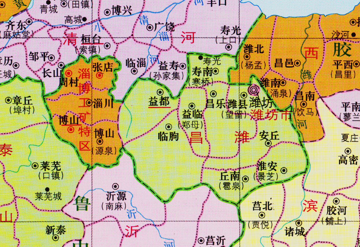 煤城,油城,鋼城,山東四座典型資源型地級市分別設於何時?