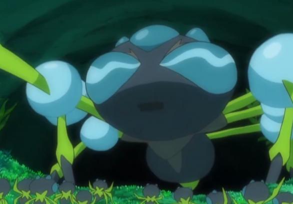 《宝可梦》图鉴752:会把重要的东西吸纳进水炮——滴蛛霸