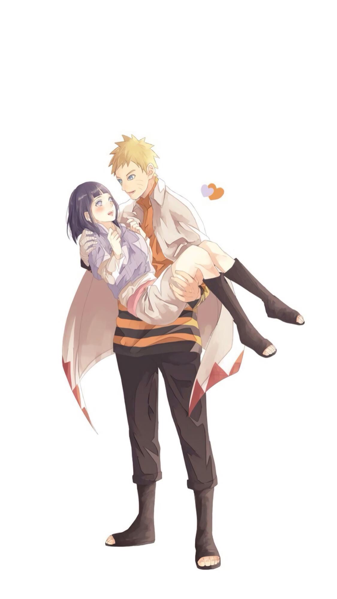 火影忍者壁纸:鸣人与雏田陪你过情人节 转载自百家号作者:8090的猫