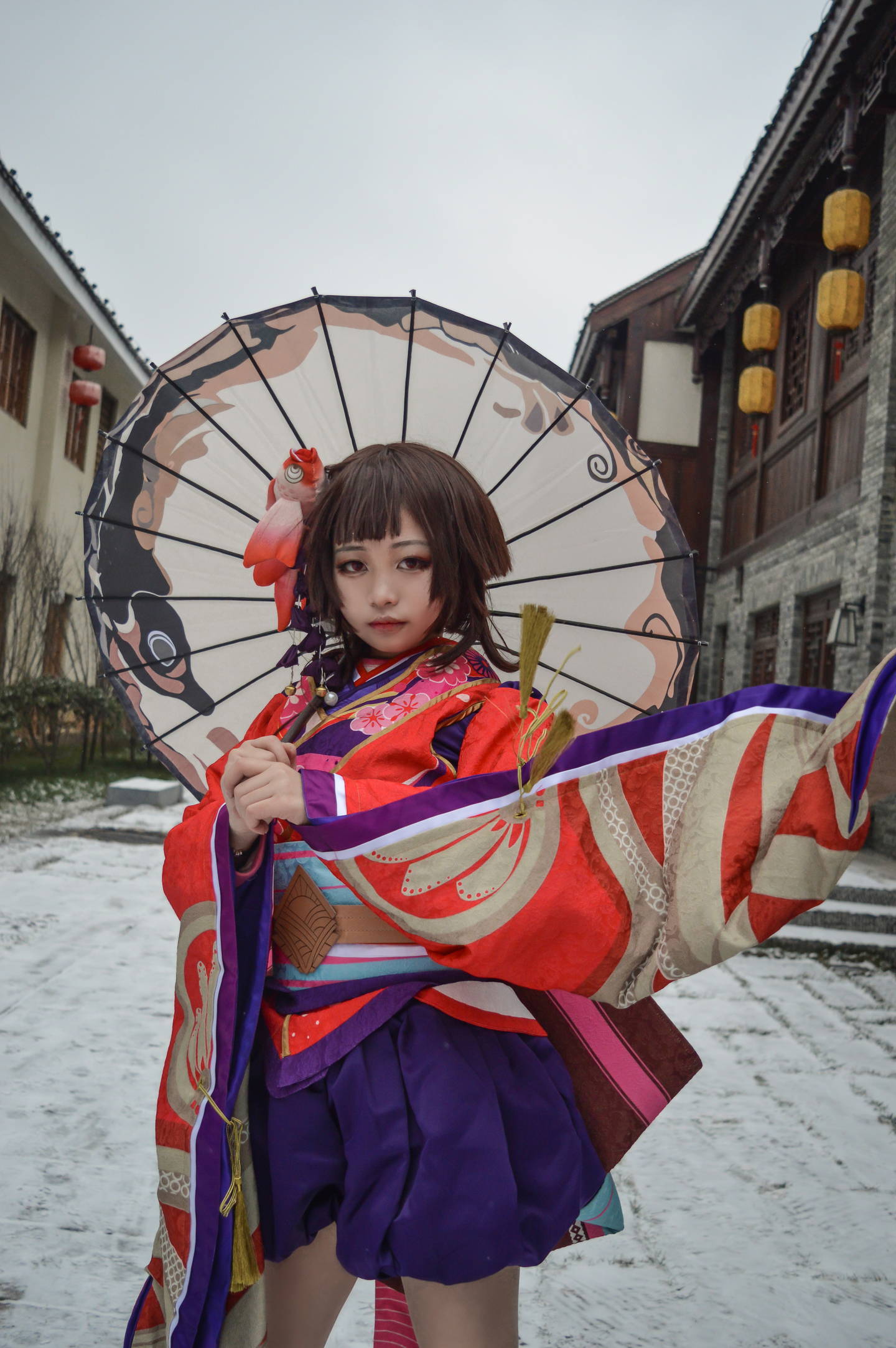 你愿意做我的式神吗?阴阳师神乐cosplay