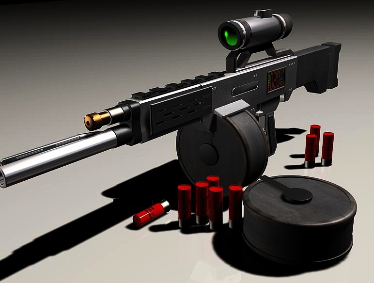 一度闻名国际的usas-12霰弹枪 因为威力巨大而被美国严令禁止