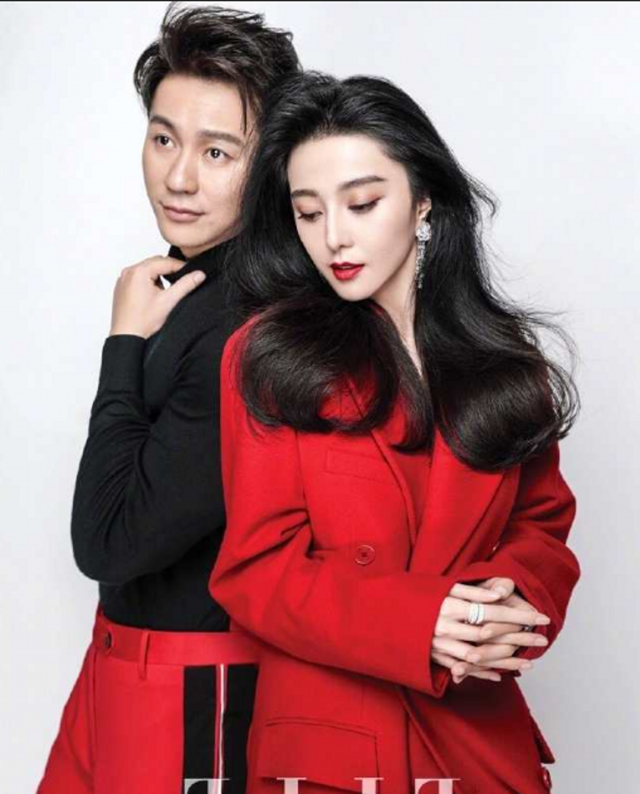 范冰冰李晨拍情侣封面秀恩爱!这波狗粮我吃了!