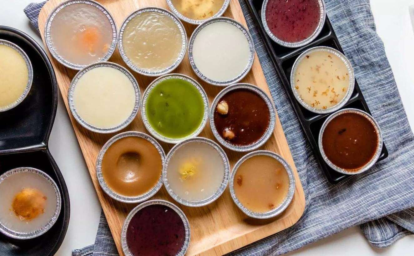 广式甜品钵仔糕,晶莹细腻,满口都是料,一分钟教你三种做法