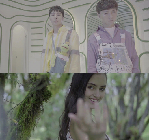 宋孟君,威仔《9277》mv 花絮曝光 上演森林生存逃脱