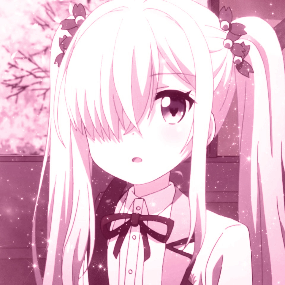 可爱的双马尾动漫女生头像,宅男们最少认识一个