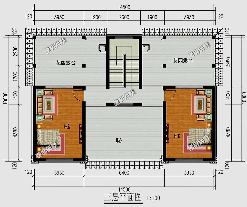 三层一梯两户外观图图片