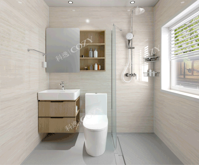 科逸整体浴室亮相北京大兴国际机场,助力"金凤凰"翱翔天际