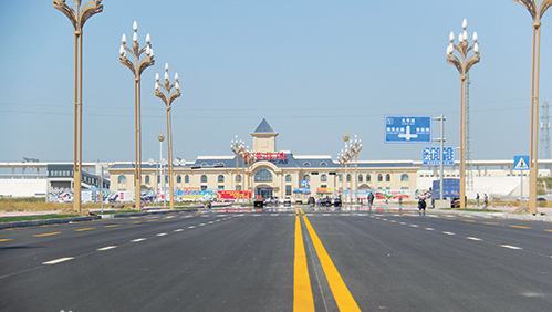 丹东境内最大的高铁客运车站——东港北站