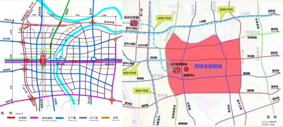 六片区之一,"高铁 空港 地铁 磁悬浮 城市主干道 高速公路"等交通配置