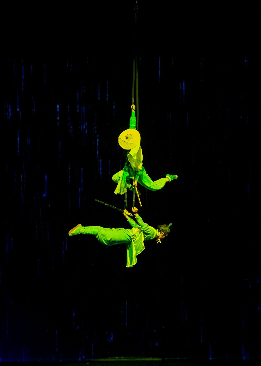 舞台摄影:大型杂技剧《笑傲江湖》