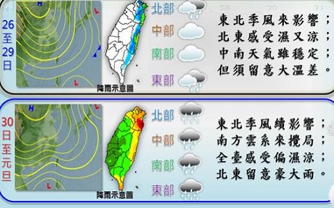 台湾气候图片