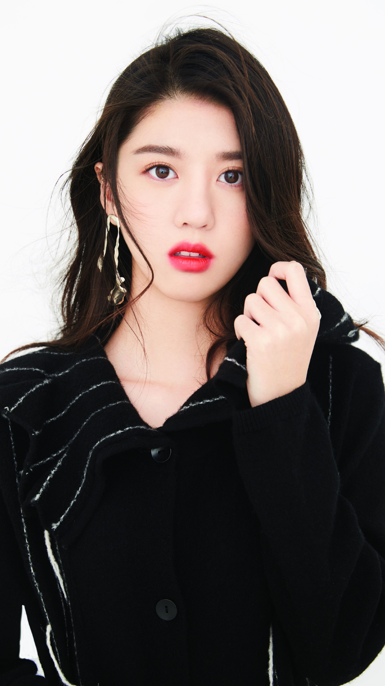 氧气少女李凯馨,有着一双漂亮的大眼睛!