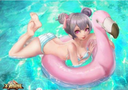 王者荣耀:大神自制女英雄夏日皮肤,网友:身材暴露,不可能上线