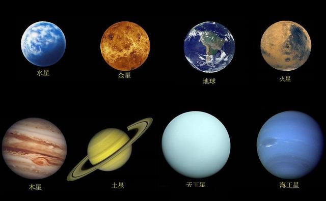 所有行星的样子图片图片