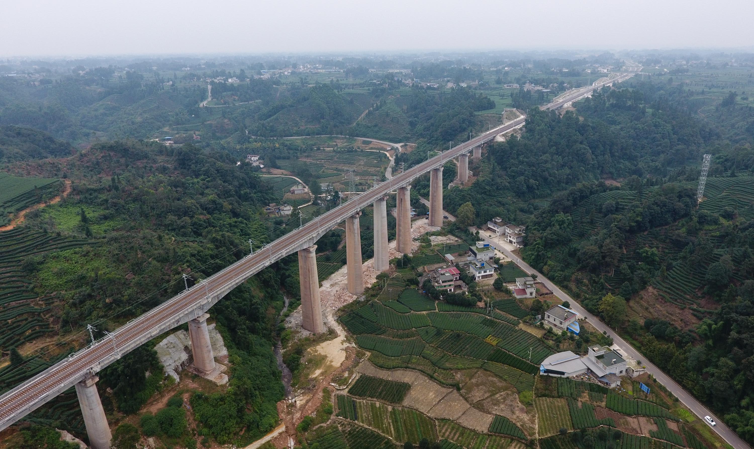 川藏铁路图片高清图片