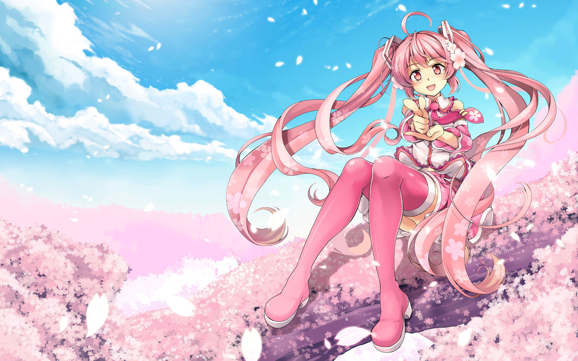 樱初音(樱花初音)图片壁纸