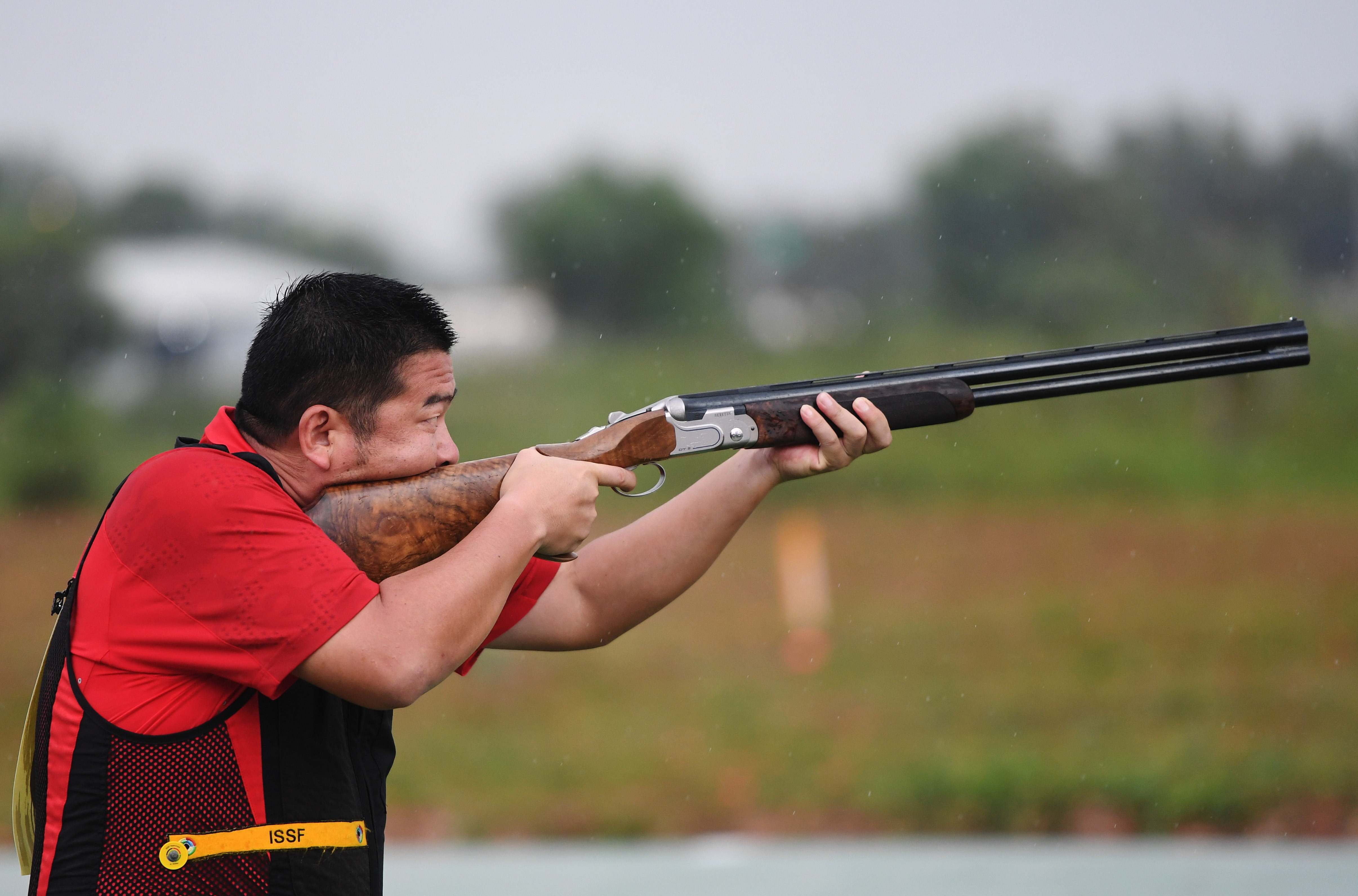射击——男子飞碟双向:金迪获得亚军(4)