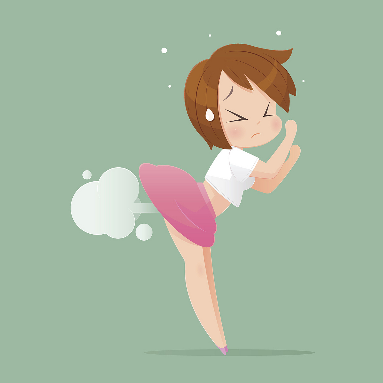 【患者提问】我是一名女白领,最近有一件难以启齿的事,我总是放屁,不