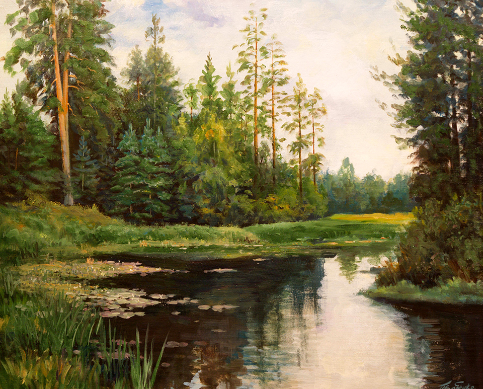 插画:俄罗斯艺术家pavel babenko风景画作品