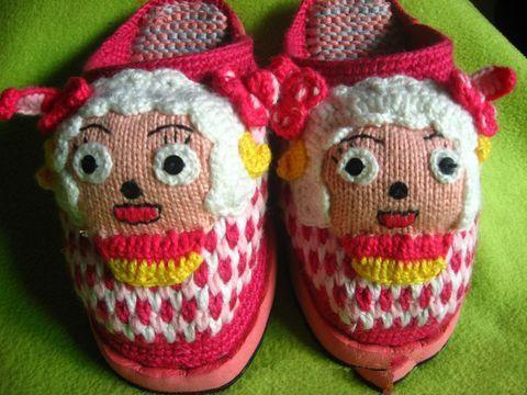编织可爱的美羊羊毛线拖鞋教程带图解,宝妈们赶快学习一下