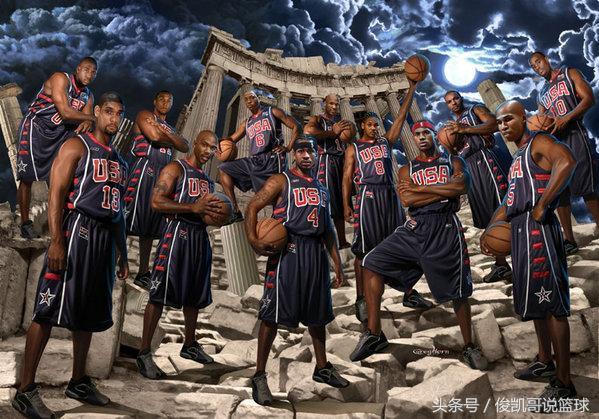 nba记忆:2004年雅典奥运会美国男篮梦七队五大耻辱战役