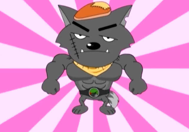 终于知道为何灰太狼形象要这么的小了,原来变巨大后让人不忍直视