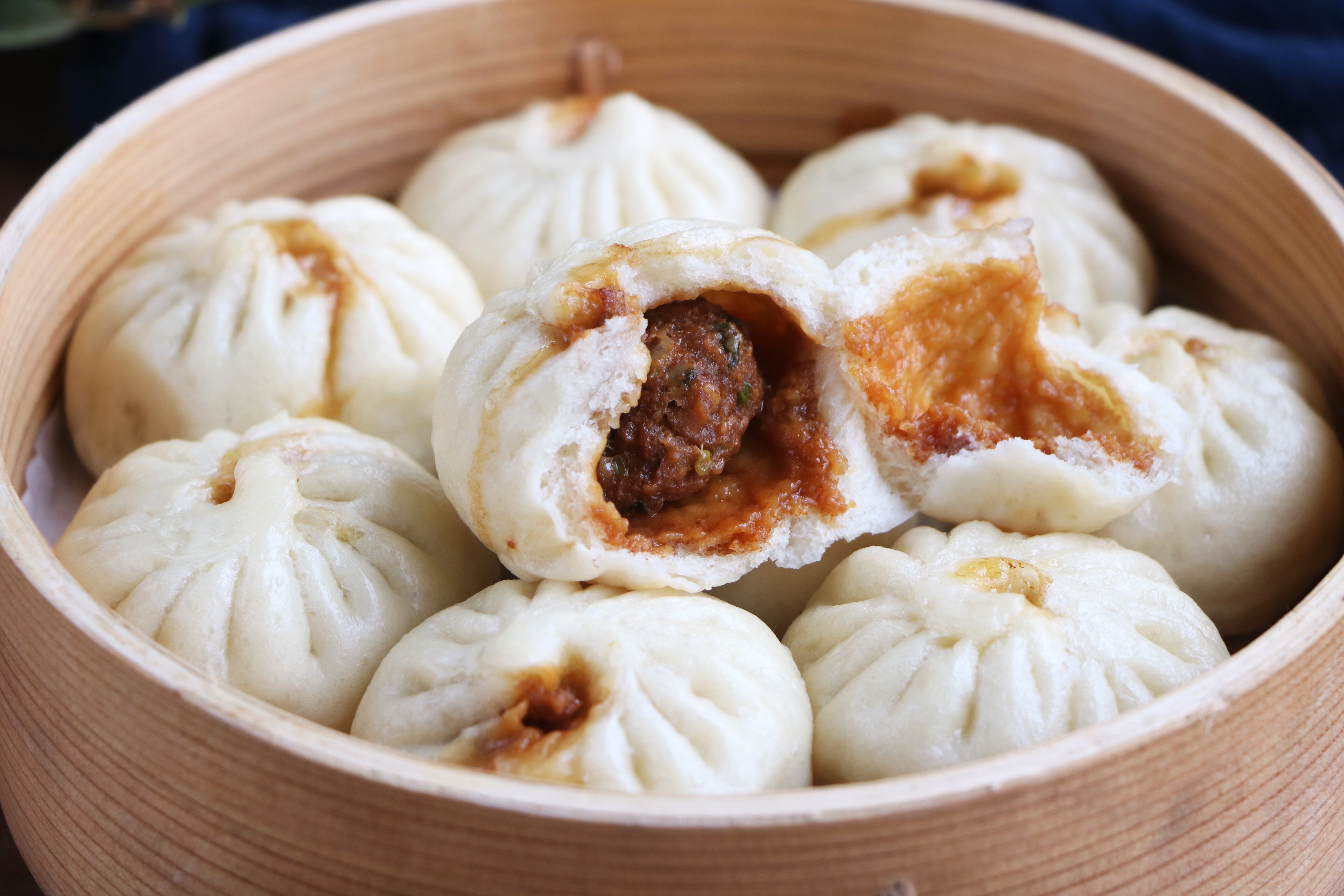 肉包子别在外面买,不用二次发酵的新方法,省时省力,干净又卫生